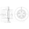 DELPHI BG3512 Brake Disc