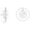 DELPHI BG3520 Brake Disc