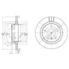 DELPHI BG3530 Brake Disc
