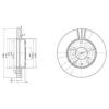 DELPHI BG3531 Brake Disc