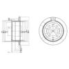 DELPHI BG3534 Brake Disc