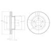 DELPHI BG3546 Brake Disc