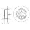 DELPHI BG3550 Brake Disc