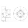 DELPHI BG3551 Brake Disc