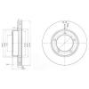 DELPHI BG3558 Brake Disc