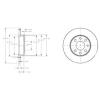 DELPHI BG3567 Brake Disc
