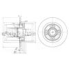 DELPHI BG3570 Brake Disc