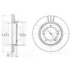 DELPHI BG3587 Brake Disc