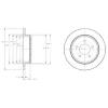 DELPHI BG3595 Brake Disc