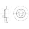 DELPHI BG3601 Brake Disc