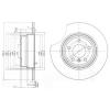 DELPHI BG3629 Brake Disc