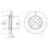 DELPHI BG3658 Brake Disc