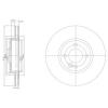 DELPHI BG3661 Brake Disc