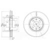 DELPHI BG3675 Brake Disc