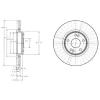 DELPHI BG3688 Brake Disc