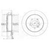 DELPHI BG3691 Brake Disc