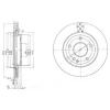 DELPHI BG3709 Brake Disc