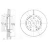 DELPHI BG3716 Brake Disc