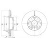 DELPHI BG3719 Brake Disc