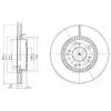 DELPHI BG3720 Brake Disc