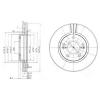 DELPHI BG3721 Brake Disc