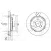 DELPHI BG3726 Brake Disc