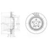 DELPHI BG3727 Brake Disc