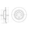 DELPHI BG3731 Brake Disc