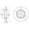 DELPHI BG3733 Brake Disc
