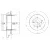 DELPHI BG3736 Brake Disc