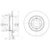 DELPHI BG3738 Brake Disc