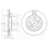 DELPHI BG3747 Brake Disc