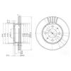 DELPHI BG3749 Brake Disc