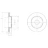 DELPHI BG3761 Brake Disc