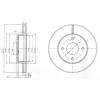 DELPHI BG3763 Brake Disc