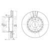 DELPHI BG3768 Brake Disc
