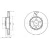 DELPHI BG3784 Brake Disc