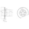 DELPHI BG3826 Brake Disc