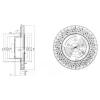 DELPHI BG3827 Brake Disc