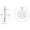 DELPHI BG3829 Brake Disc