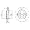 DELPHI BG3830 Brake Disc