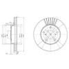 DELPHI BG3856 Brake Disc