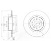 DELPHI BG3857 Brake Disc