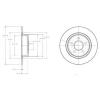 DELPHI BG3873 Brake Disc