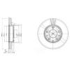 DELPHI BG3874 Brake Disc