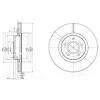 DELPHI BG3895 Brake Disc