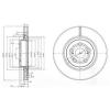 DELPHI BG3914 Brake Disc