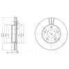 DELPHI BG3927 Brake Disc