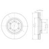 DELPHI BG3936 Brake Disc