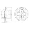 DELPHI BG3944 Brake Disc